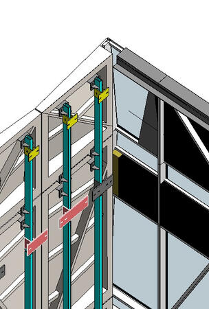Corner GRC - Curtain Wall